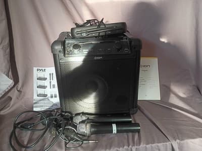 Bundle ION Tailgater IPA77 Portable speaker with Pyle wireless microphone set