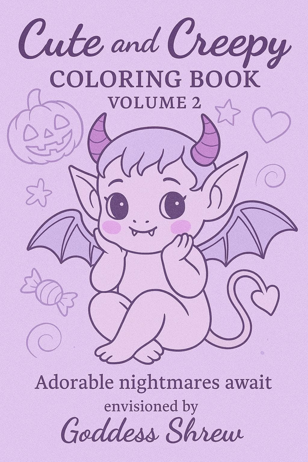 Creepy Coloring Book Vol. 2 | Spooky Kawaii (PDF)