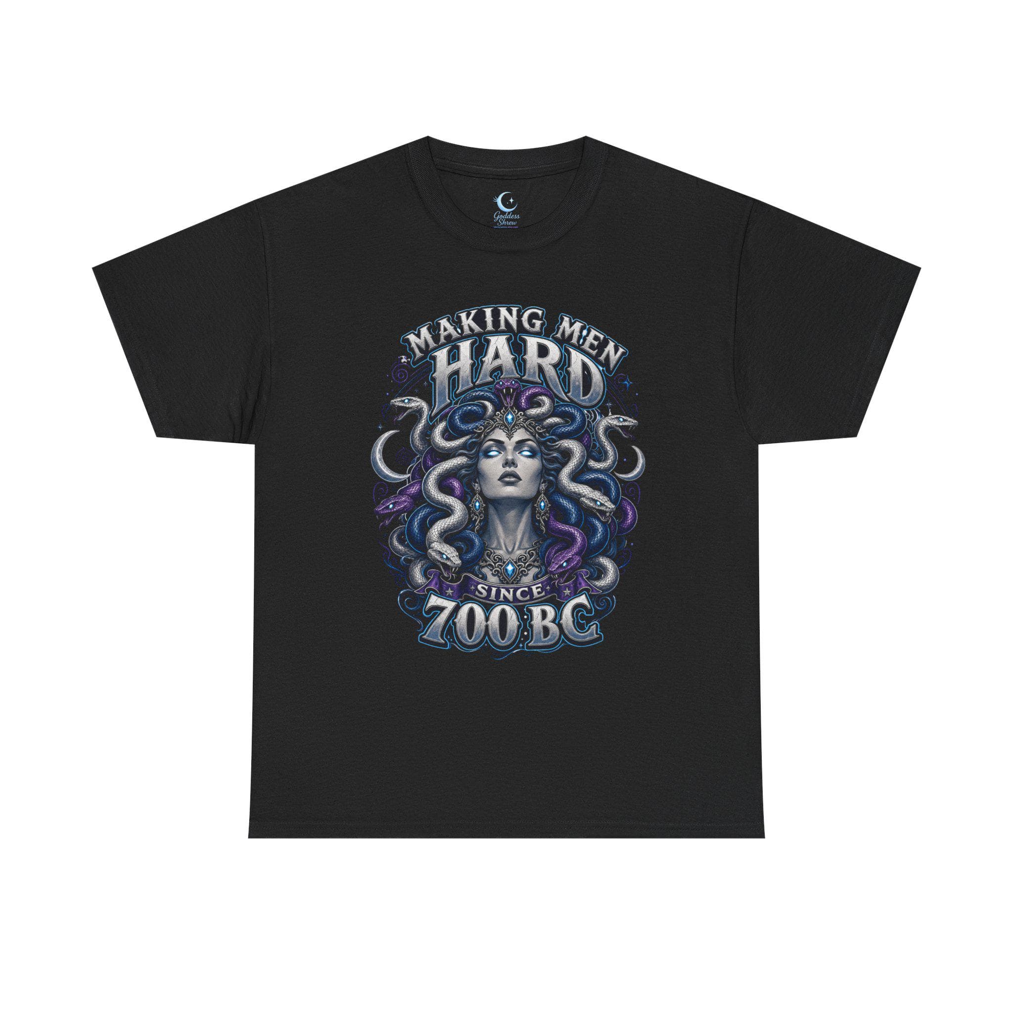 Medusa Shirt Mythology Graphic Tee Making Men Hard Since 700 B C Gothic Fantasy Snake Goddess Shirt Dark Feminine Power Tee