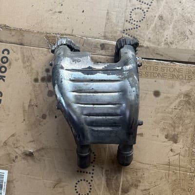 1983 Honda VF1100S V65 Magna center exhaust header and heat shield
