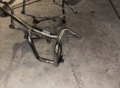1987 Yamaha Venture XVZ1300 XVZ 1300 Side Saddle Bag Mount Guard Support Crash
