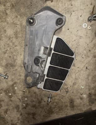 1987 Yamaha Venture XVZ1300 XVZ 1300 Left Rear Back Passenger Foot Peg Pedal 87
