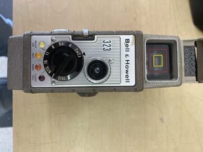 Vintage Bell & Howell 323 8mm Movie Camera – Retro Film Camera – Untested