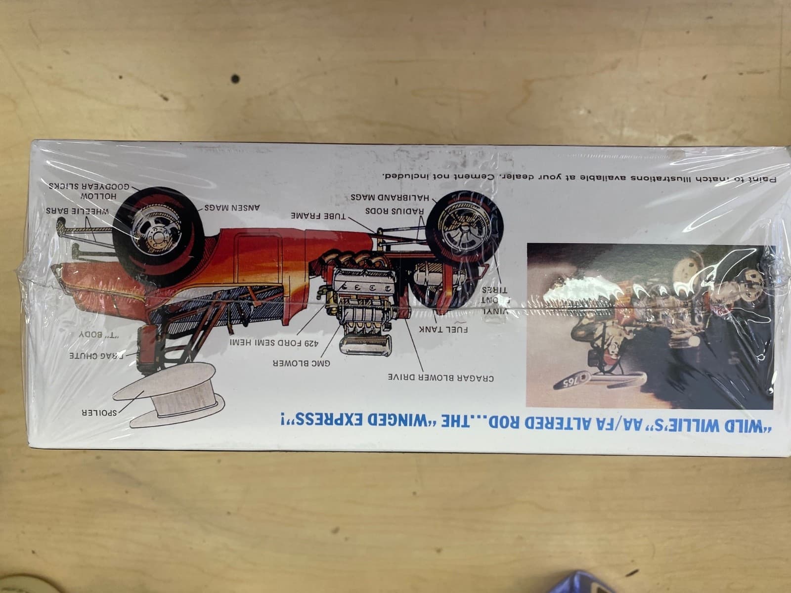 MPC Wild Willie Borsch Winged Express Altered Rod 1:25 Model Kit NEW SEALED 1996