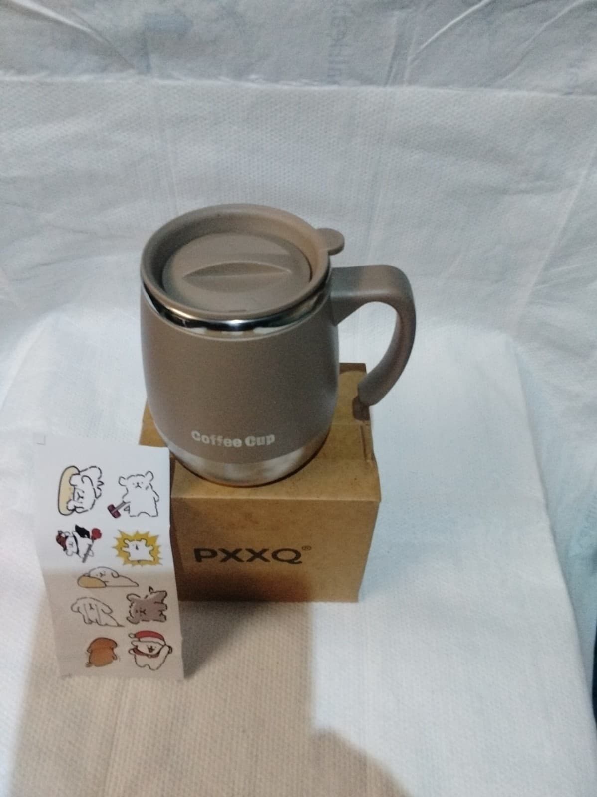 Coffee Cup PXXQ Brown And Crome