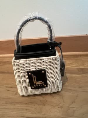 Summer New Wicker Loulou Bag for Women Crossbody Strap Included