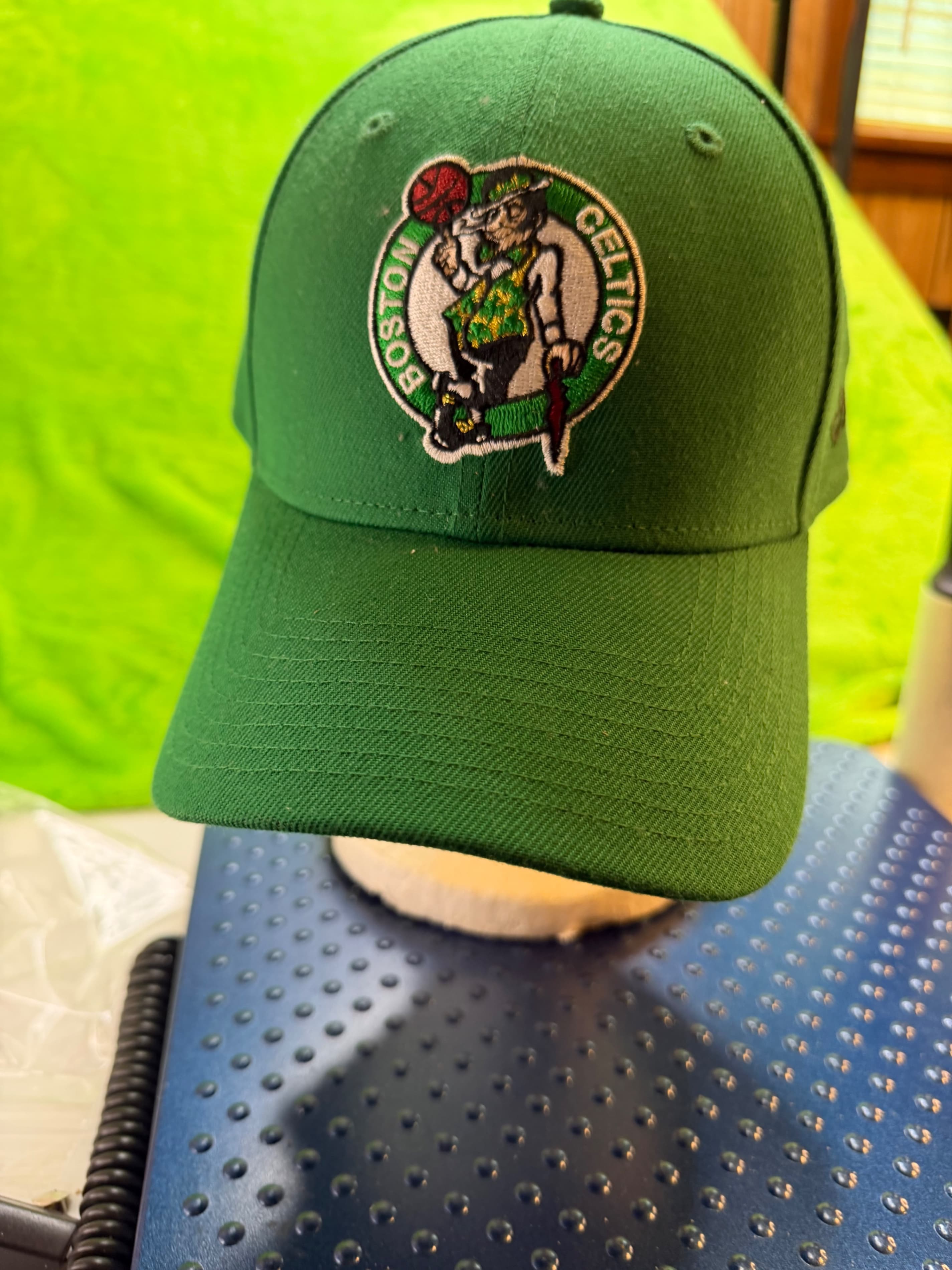 New Era 9FORTY Boston Celtics NBA The League Adjustable Hat OSFA Green