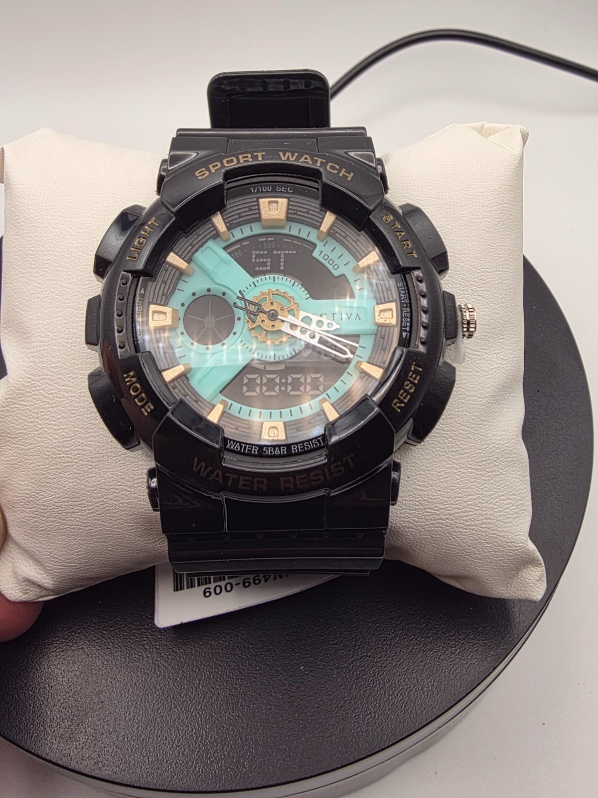 Activa Pixel X Invicta Digital Men's Uni Sports Watch - 50mm Teal/Blk ACW499-009