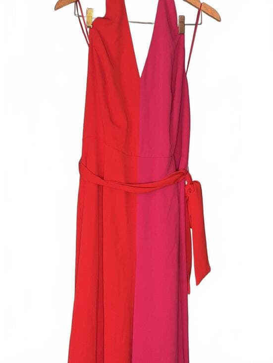 I.N.C. Colorblock V-Neck Jumpsuit XL