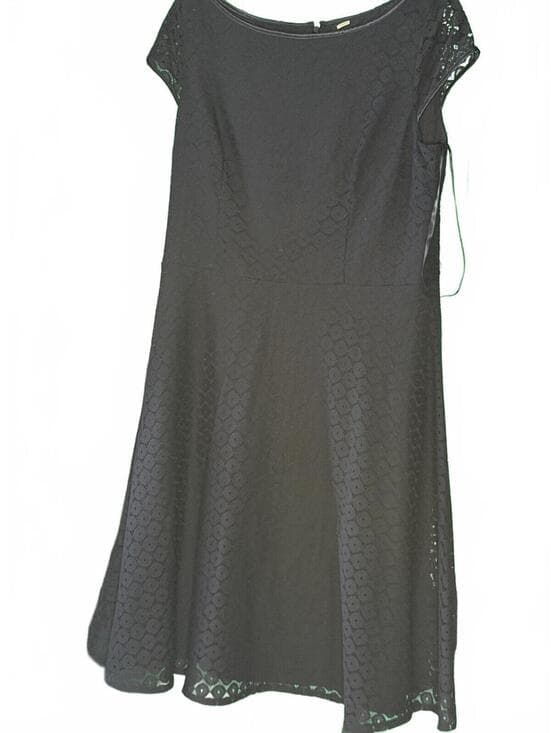 Evan Picone Black Label Navy Blue Dress