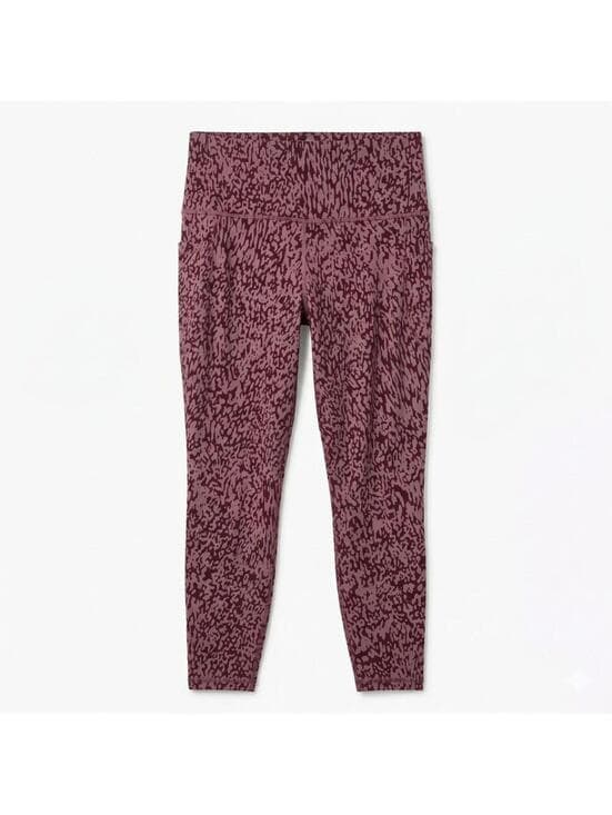 Athleta Salutation Stash Tight Leggings Pockets Animal Print