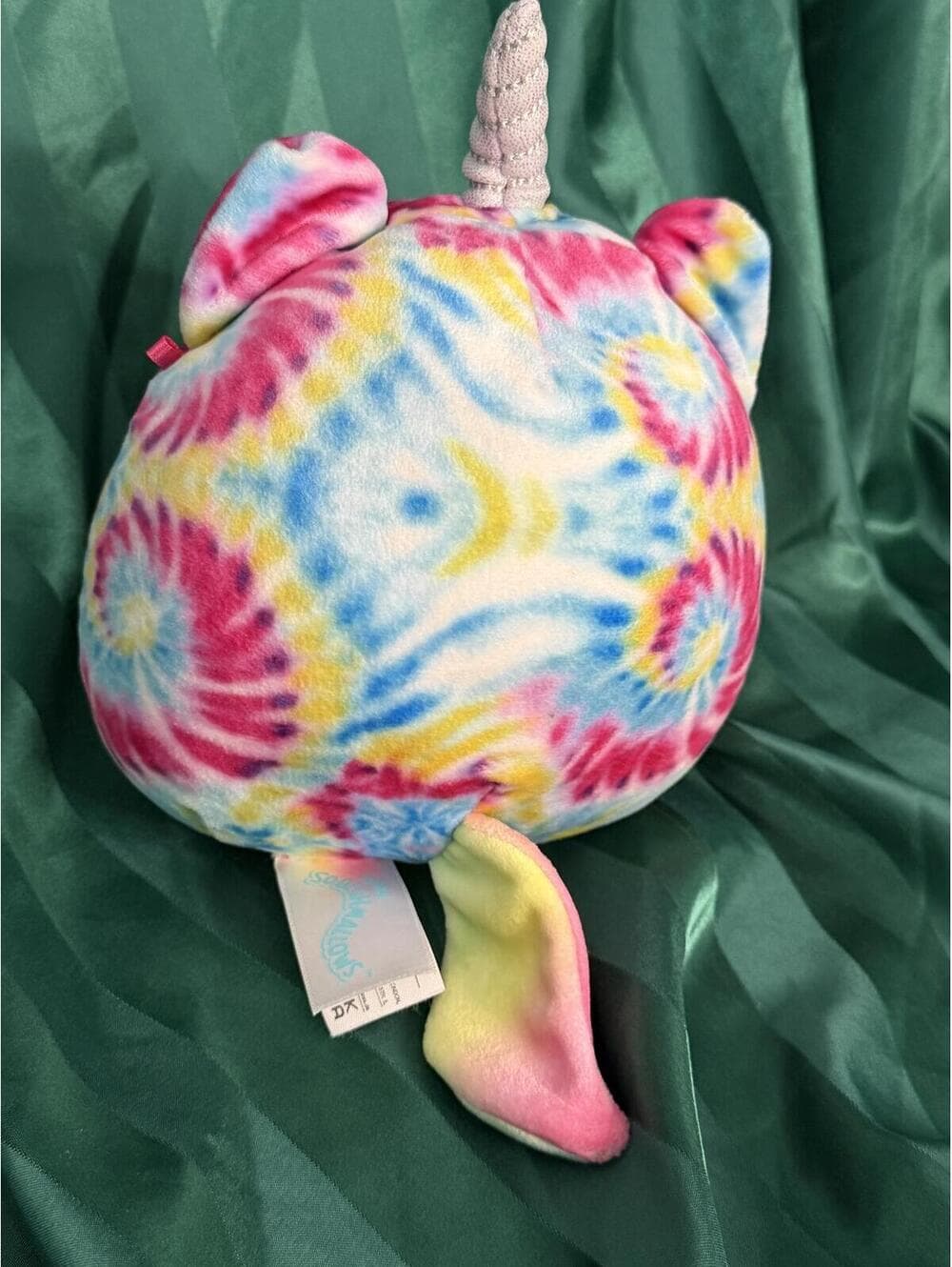 Kellytoy Squishmallows Tie-Dye Unicorn Cat Plush