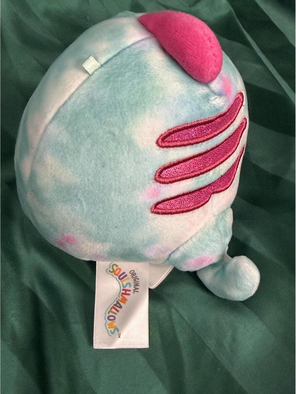 Squishmallows Yasmina the Chameleon Blue & Pink Tie-Dye Plush Toy