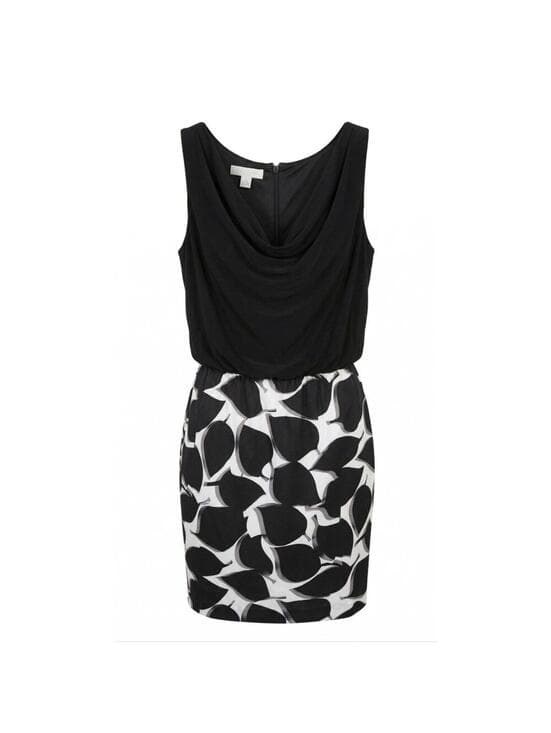 New York & Company Cowl Neck Sleeveless Sheath Dress