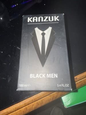 KANZUK Black Men Eau de Cologne Spray 3.4 fl oz Citral Limonene Fragrance