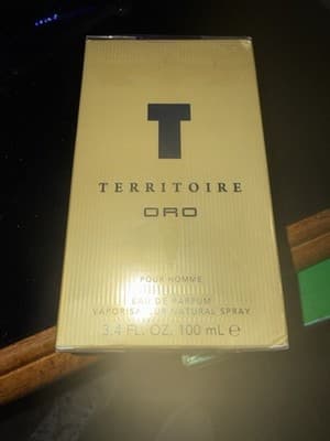 Territoire Oro Eau de Parfum Spray for Men 100ml 3.4 fl oz Fragrance