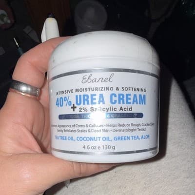 Ebanel 40% Urea + 2% Salicylic Acid Moisturizer Cream Feet/Hand 4.6 oz