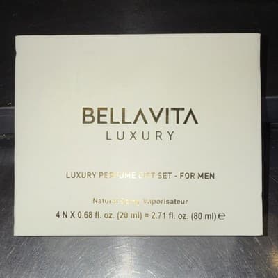 Bellavita Eau de Parfum Spray Gift Set for Men 80ml 2.71 fl oz Fragrance