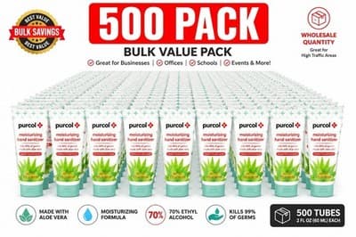 2 Oz. Hand Sanitizer Gel-500 Pack Bulk-Resellers,Events,Wholesale,Liquidation