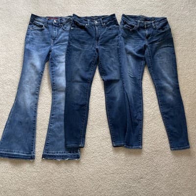 Jeans - Lucky Brand Lot of 3 Womens Size 2/26 Variety of Styles Blue