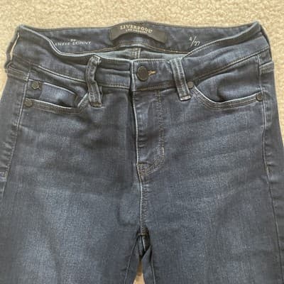 Liverpool Womens Jeans Size 4/27 Ankle Skinny Preowned Blue