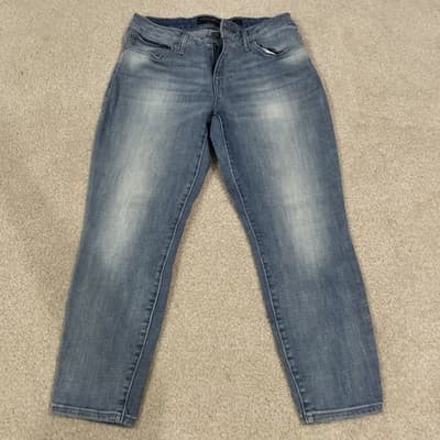 Lucky Brand Womens Jeans Low Rise Crop Lolita Size 10/30 Blue
