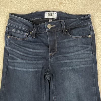 Paige Womens Jeans Size 26 Verdugo Ultra Skinny Stretch Blue Preowned Excellent