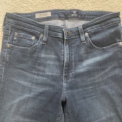 Adriano Goldschmied Jeans Womens Size 30R Prima Mid Rise Cigarette Preowned