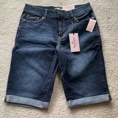 Juicy Couture Dark Blue Jean Shorts Womens Size 4 NWT