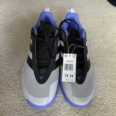 Adidas Subzone Grey Black Cobalt Blue Basketball Sneakers Mens Size 13 NWB