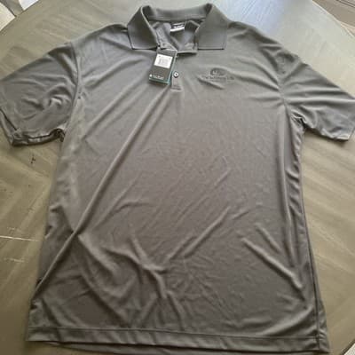 New with Tags Nike Dri-Fit Mens XXL Black Golf Polo Shirt