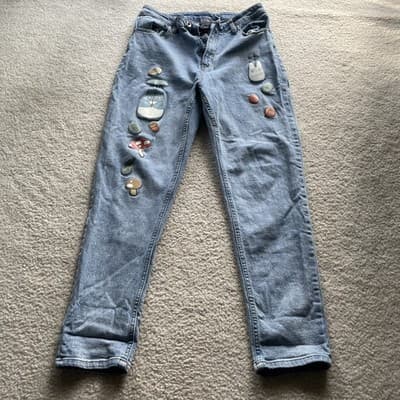 Studio Ghibil My Neighbor Totoro Sakura Mom Jeans Size 11 Hot Topic Anime Images