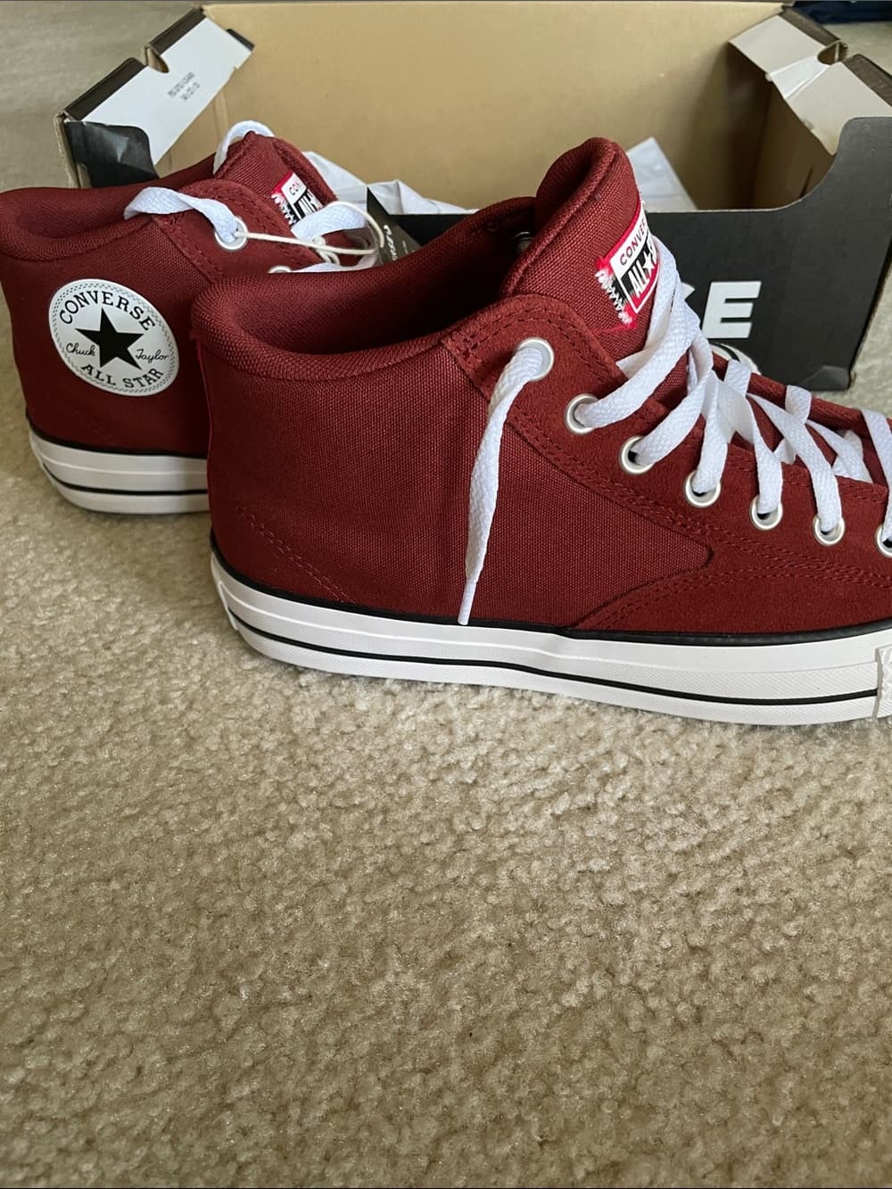 NWB Converse Malden Street Mid “Rottin Apple” Canvas Sneaker Men 10 Women 12