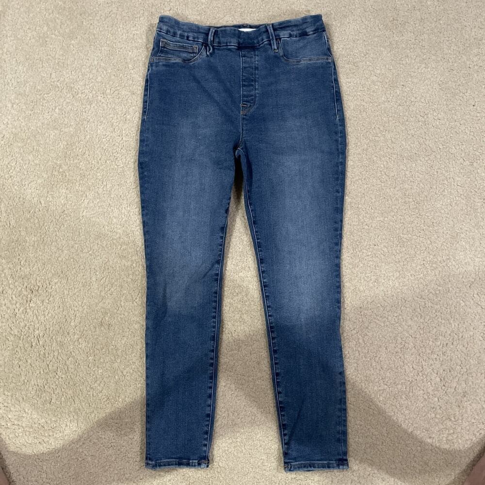 Good American Womens Jeans Size 4 Preowned Excellent Blue