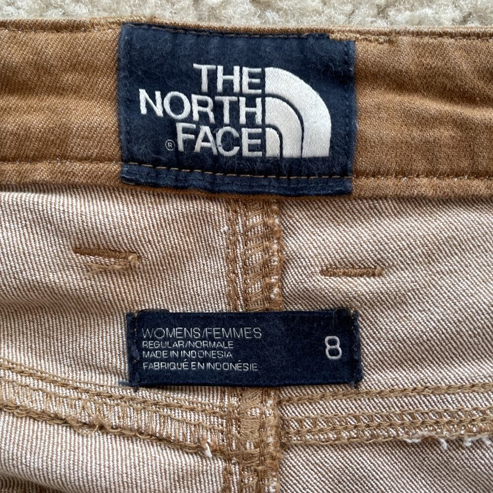 The North Face Womens Jeans Size 8 Brown Preowned