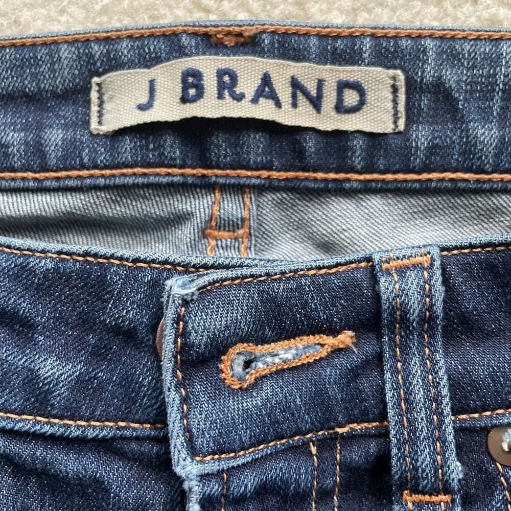 J Brand Womens Blue Jeans Size 24 Ink Preowned Excellent