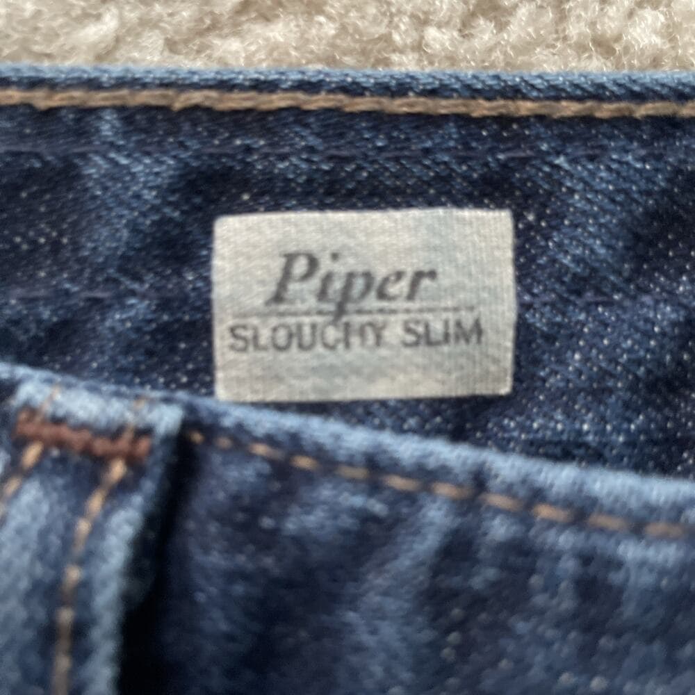 Adriano goldschmeid Piper Slouchy Slim Blue Jeans Womens Size 27 R