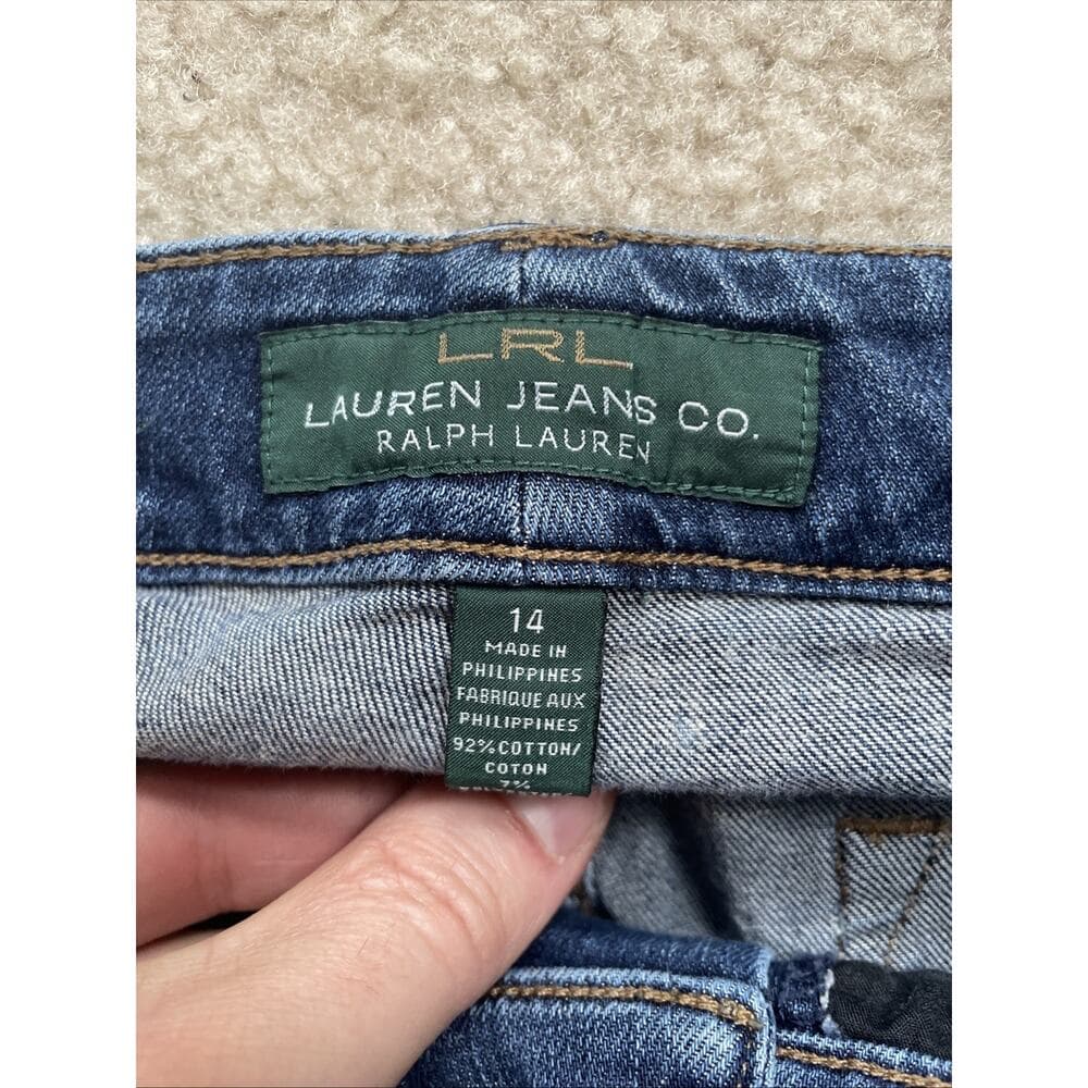 Lauren Ralph Lauren LRL Jeans Womens Size 14 X30 Heritage Preowned Blue