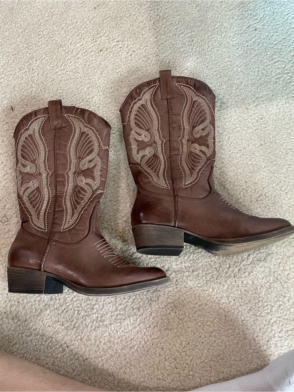 Coconuts by Matisse Brown Western Heeled Boots Women’s Size 7.5