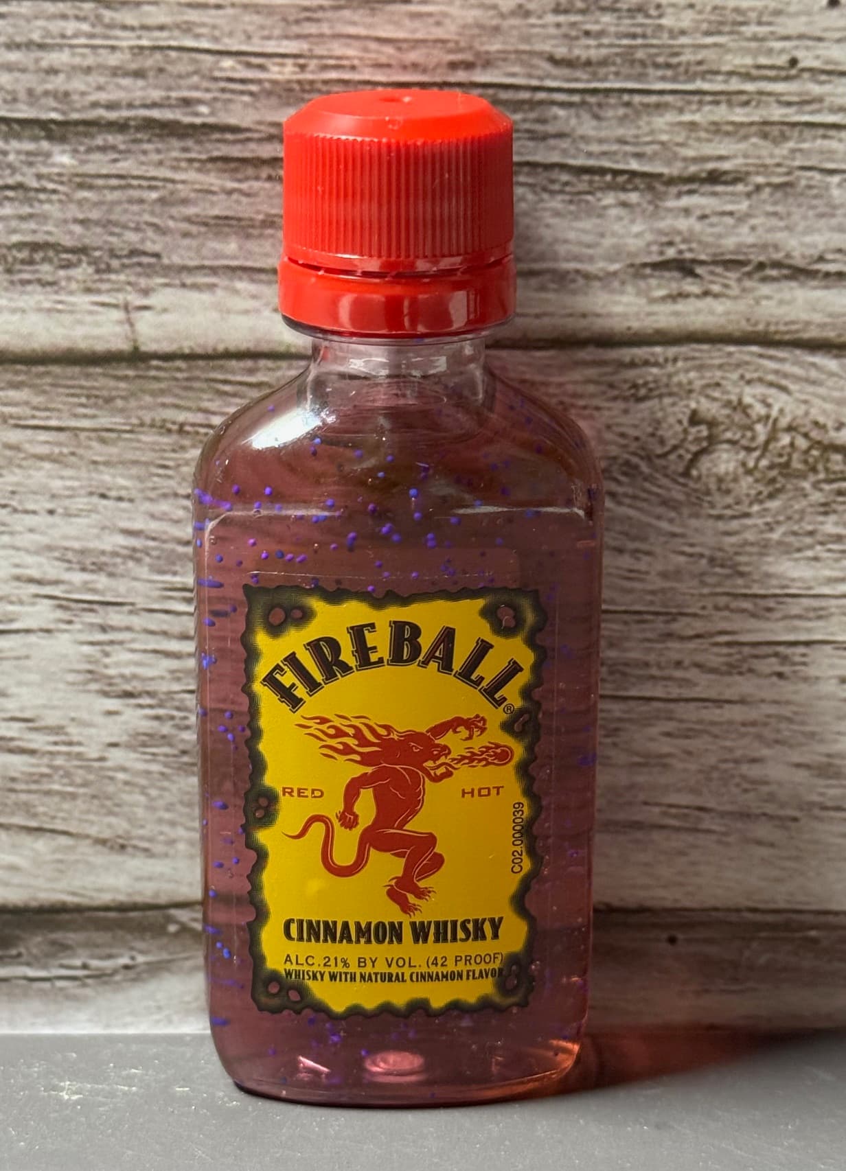 50 ML FIREBALL MINI BTL (PINK, PEPPERMINT BARK) HAND SANITIZER - Regular