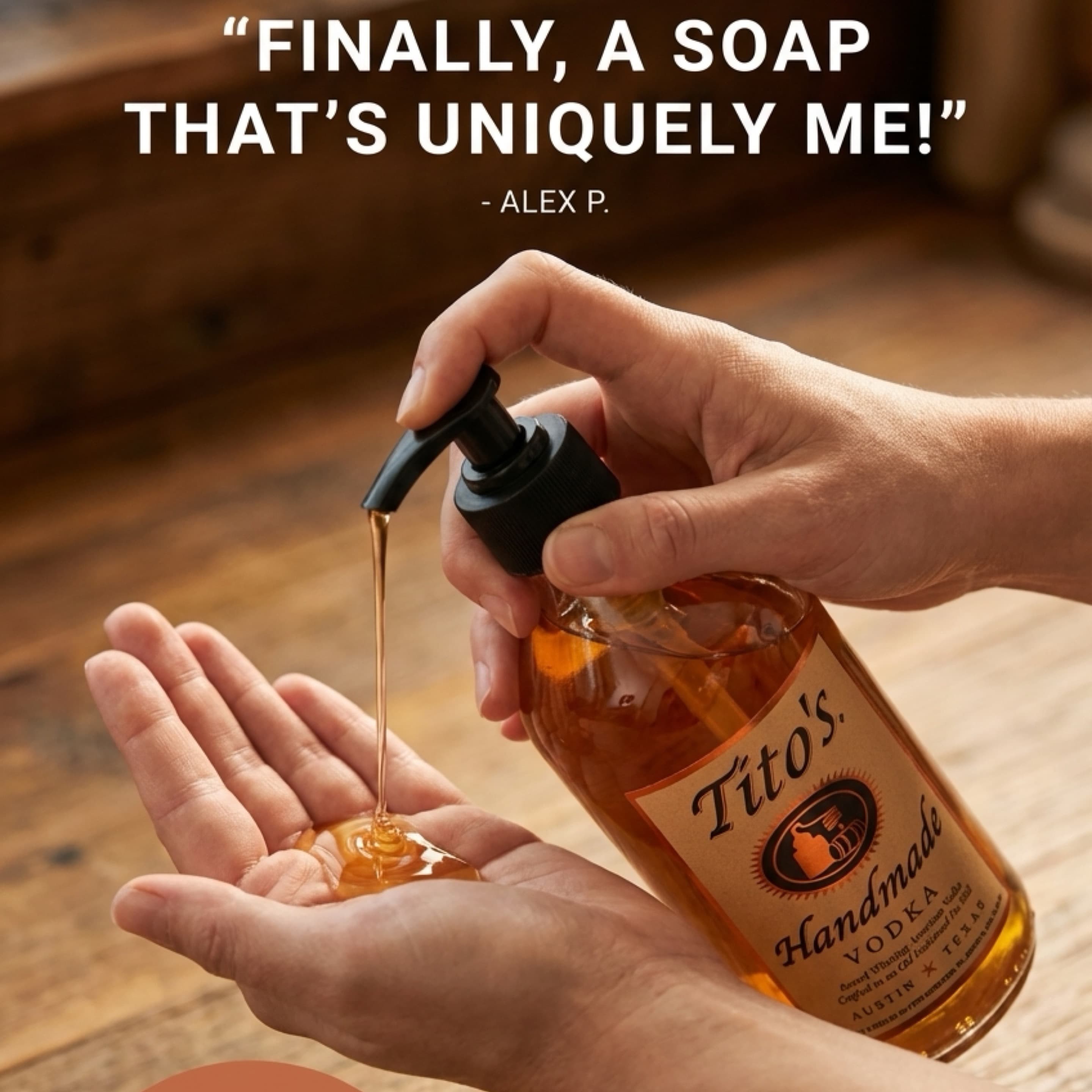 Tito's (empty, customizable) 1L - Regular