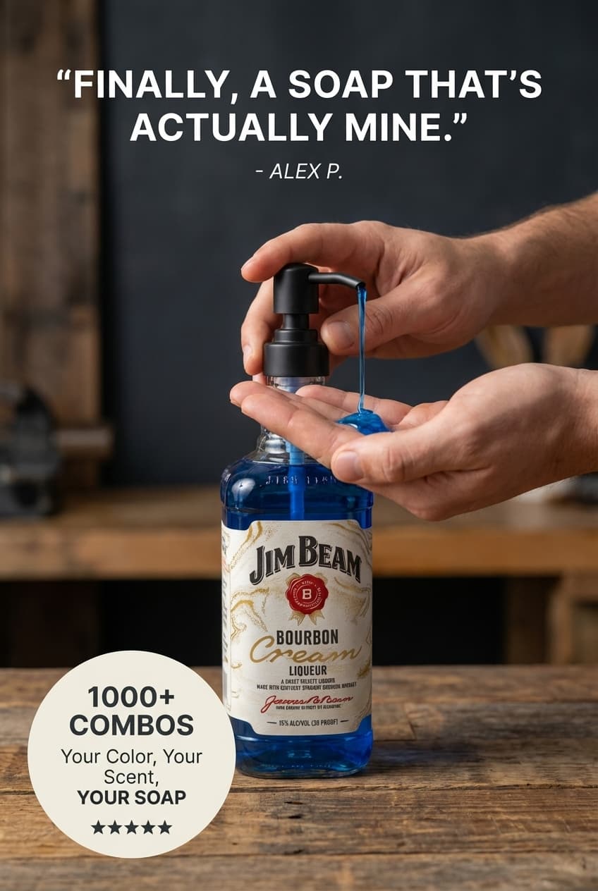 JIM BEAM VANILLA (empty, customizable) 750ML - Regular