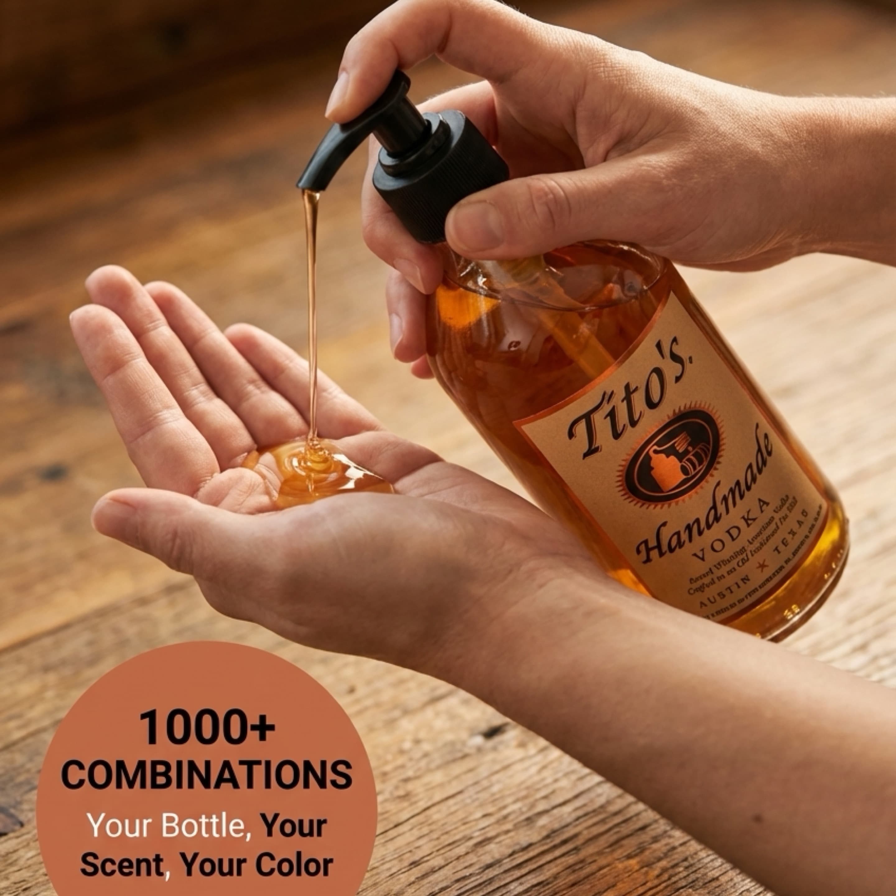Tito's (empty, customizable) 750 mL - Regular