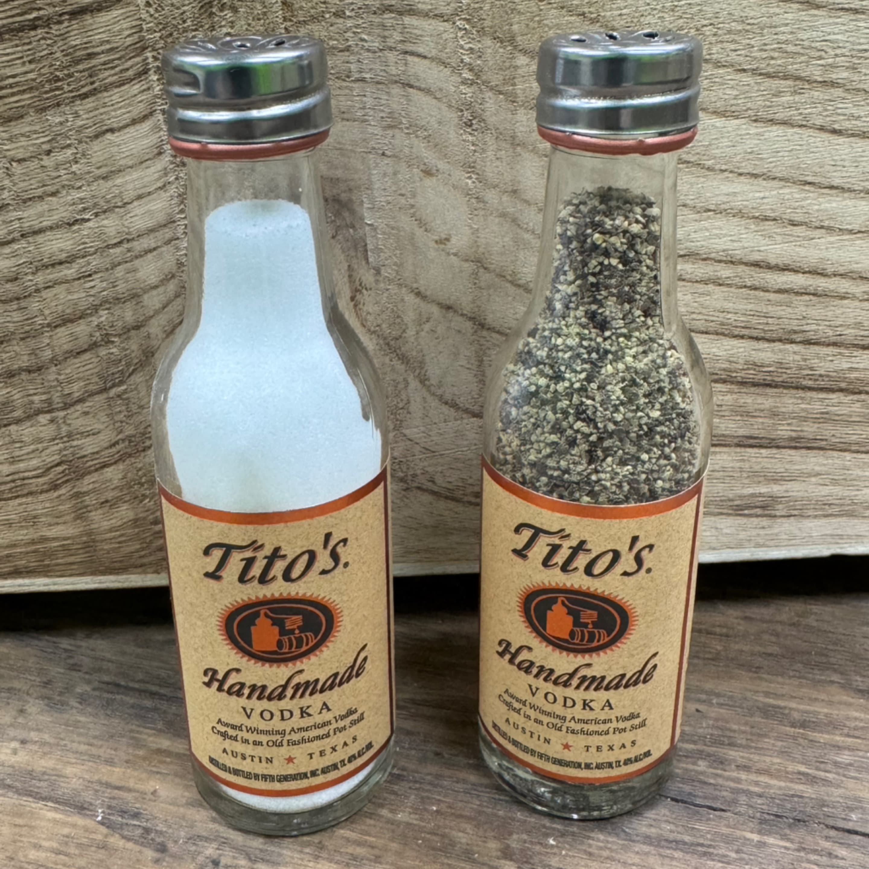 Titos 50ml salt & pepper shaker sets - Regular