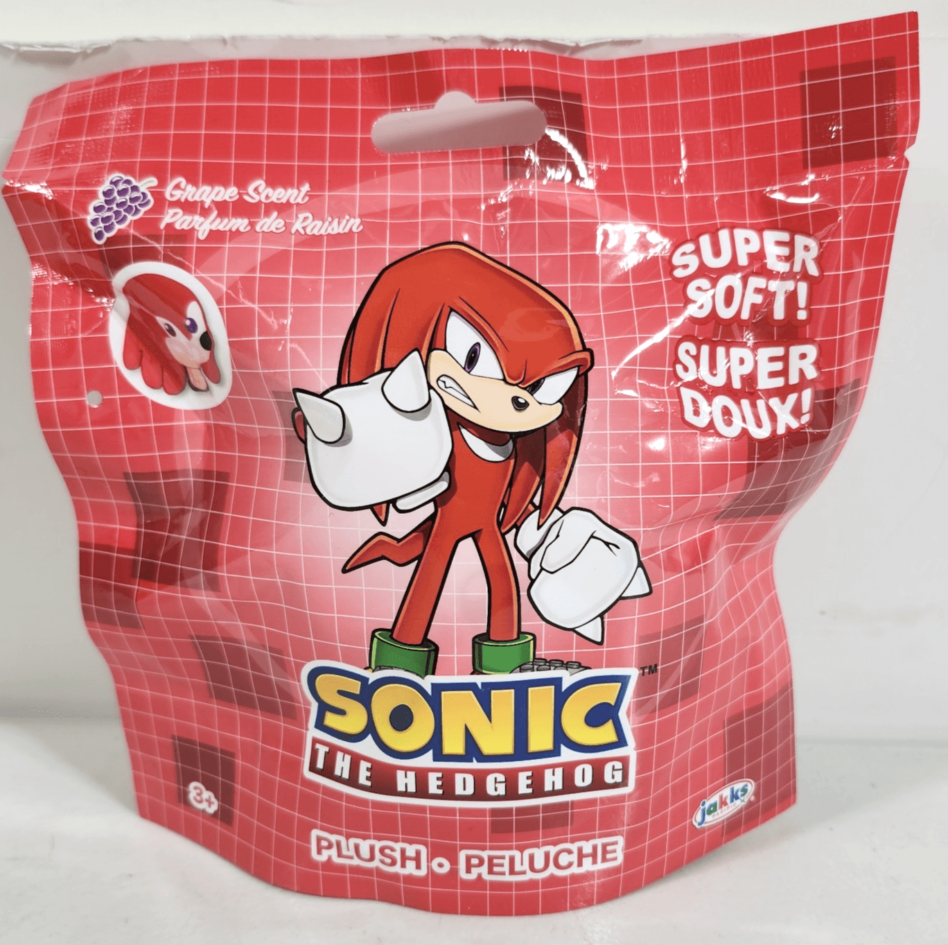 Sonic The Hedgehog Jakks Pacific Knuckles Ice Cream Plush 2026 NEW