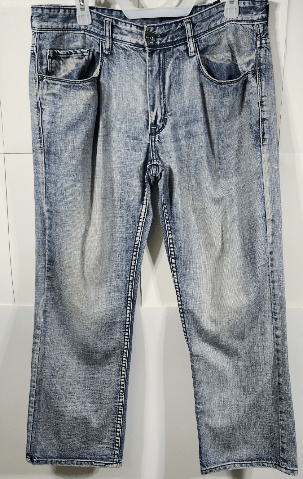 Buffalo David Bitton Jeans Men's Size 34 X 29 Driven Straight Blue Denim Pants