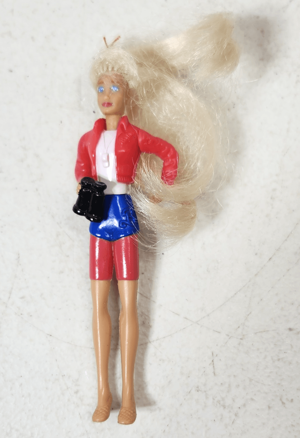 Vintage Collectible 1990s Lifeguard Barbie Doll Mcdonalds Happy Meal Toy 4.75”