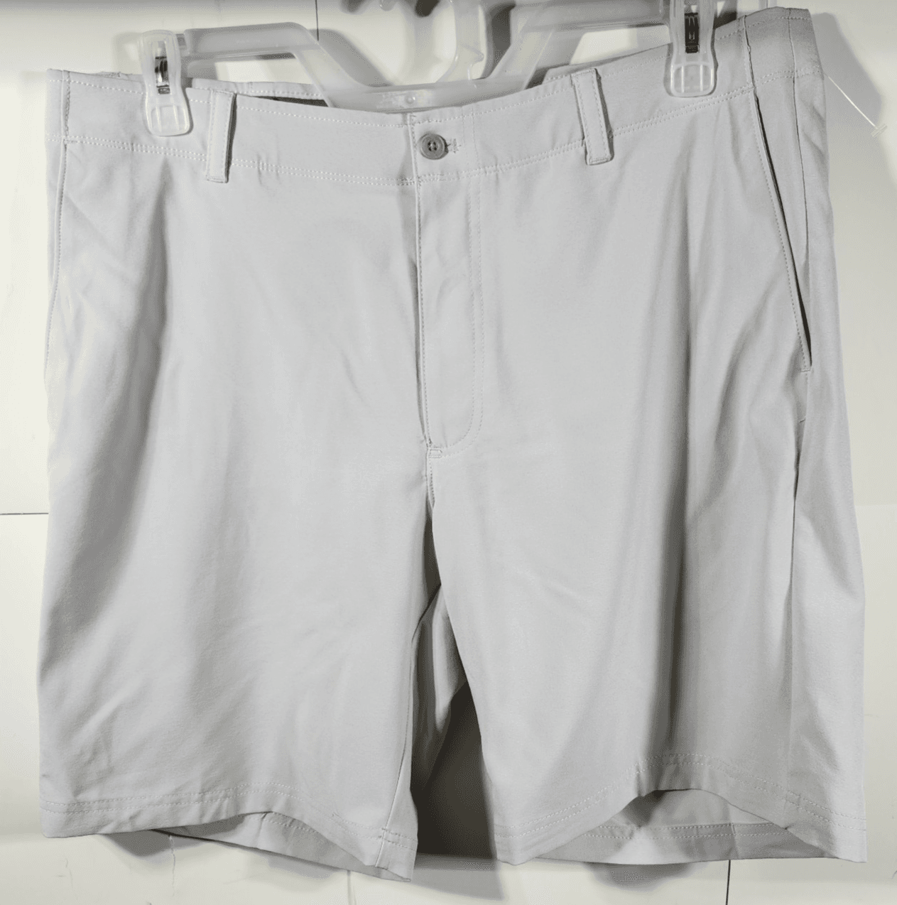 Grand Slam Men's 38 Chino Golf Shorts Gray NEW