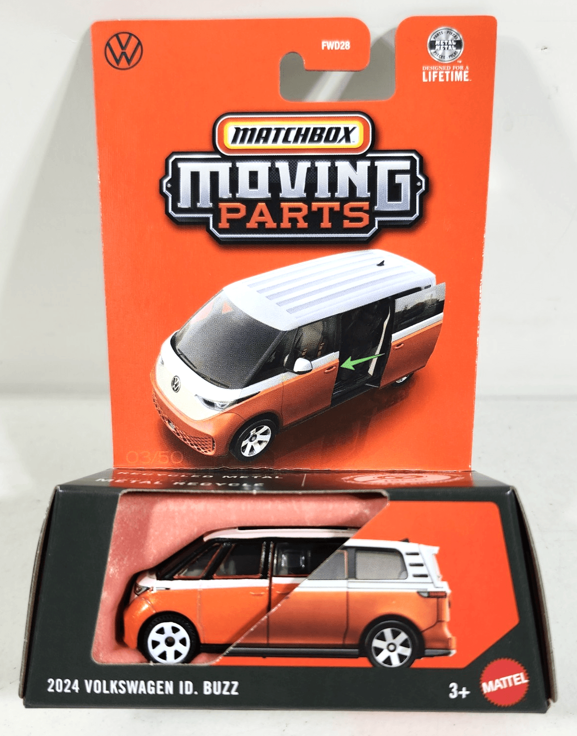 Matchbox 2026 Moving Parts 2024 Volkswagen Id. Buzz Car 1/64 Toy Vehicle NEW