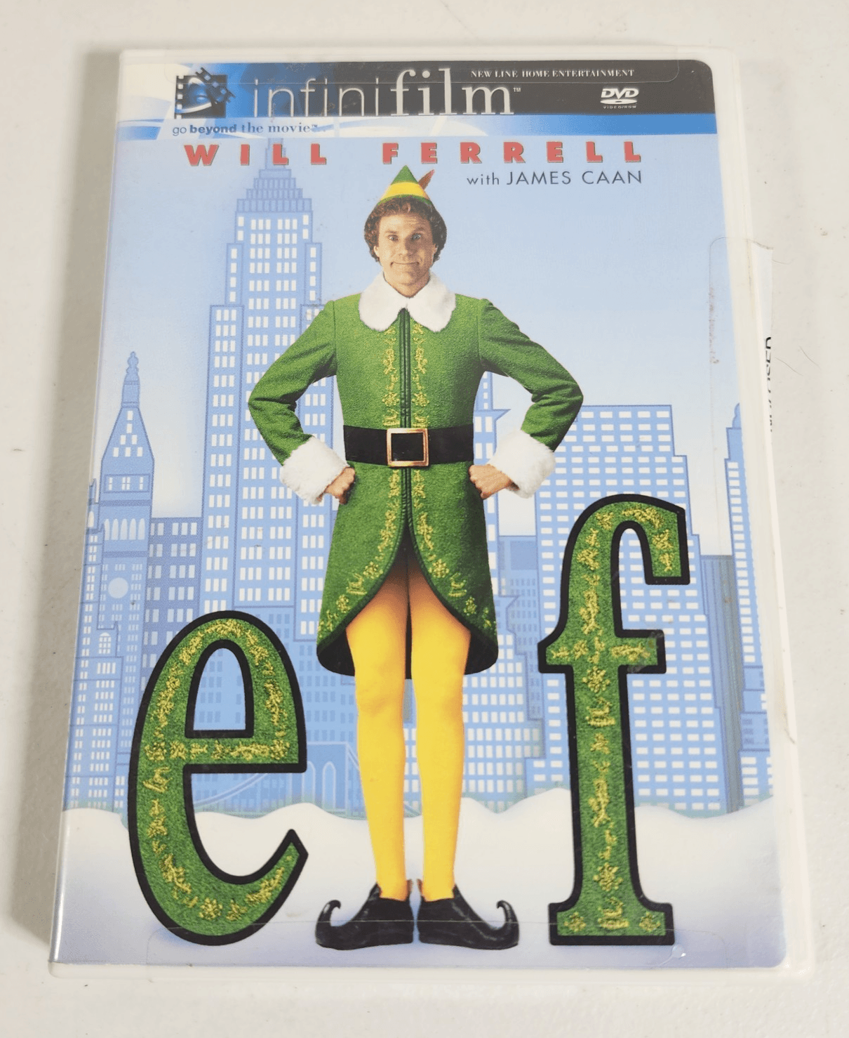 ELF Movie Will Farrell 2003 Infinifilm DVD